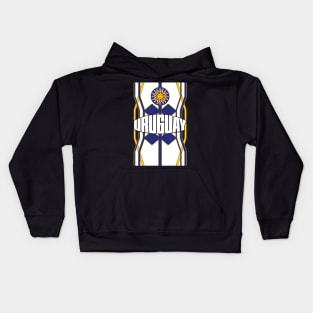 Uruguay Art Deco Kids Hoodie